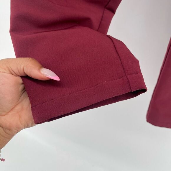 Old Navy Girls StretchTech Cargo Pants Size 8 Scarlet Oak Tapered Performance - Picture 5 of 15